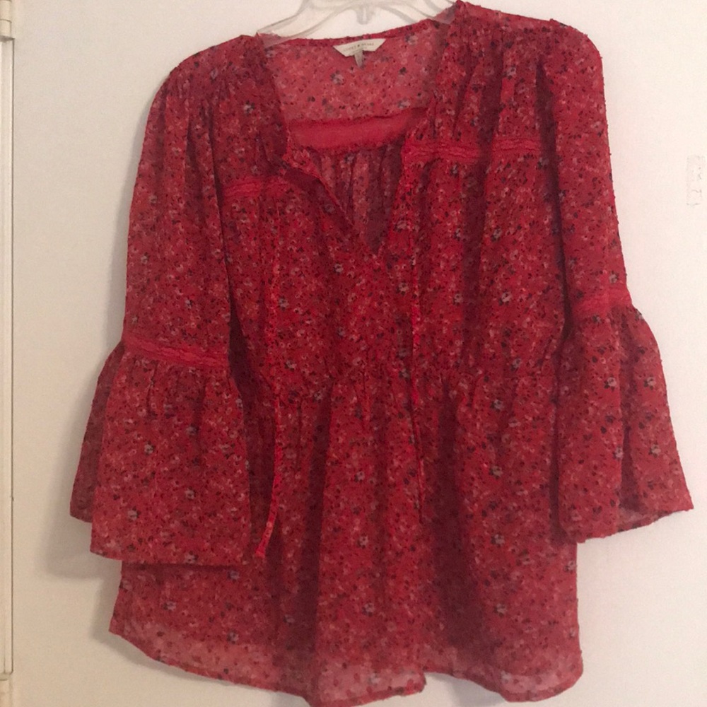 Lucky Brand sheer top